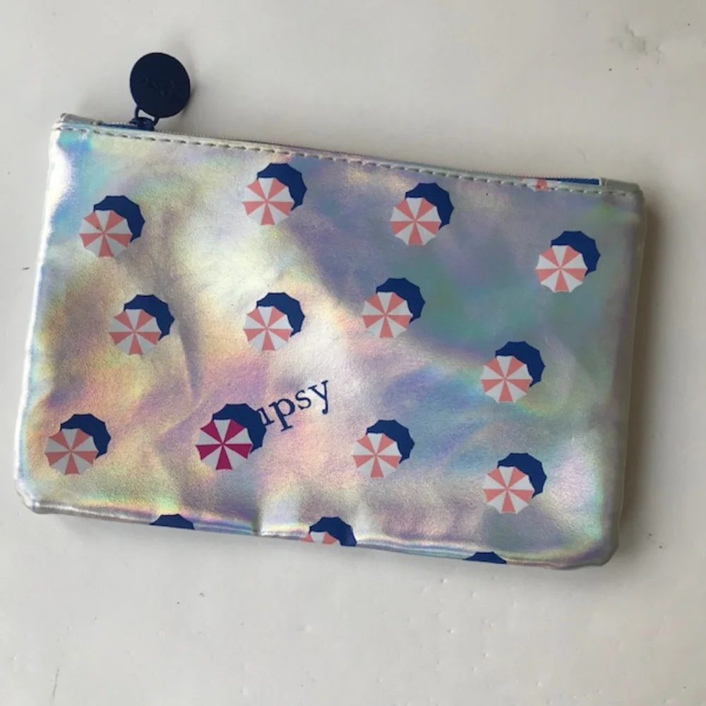 ipsy Hot Summer Nights Umbrella Cosmetic Bag NWOT